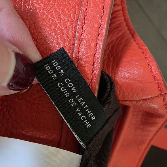 Marc By Marc Jacobs Cinch Backpack Burnt Orange Pebble Grain Leather - Picture 5 of 11